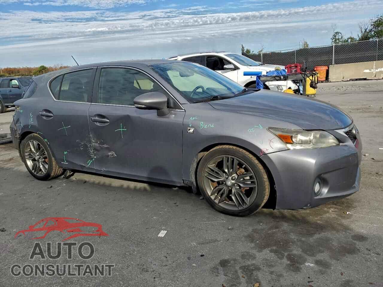 LEXUS CT 200 2012 - JTHKD5BH2C2062729