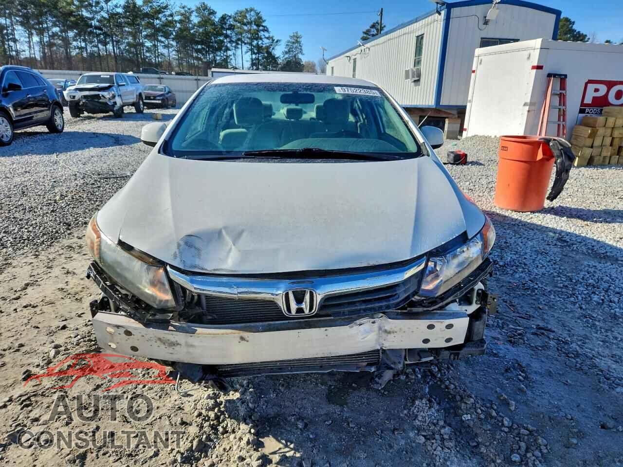 HONDA CIVIC 2012 - 19XFB2F53CE011699