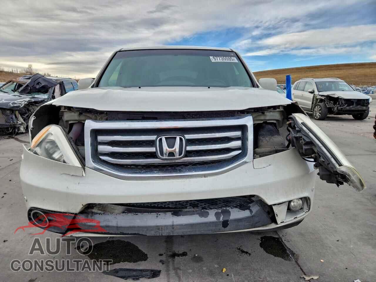 HONDA PILOT 2012 - 5FNYF3H96CB037789