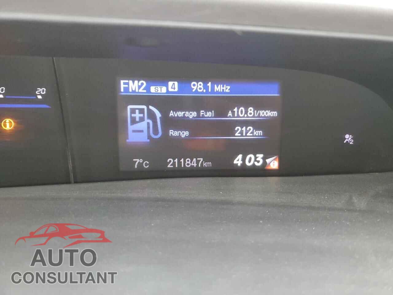 HONDA CIVIC 2012 - 2HGFB2F58CH113067