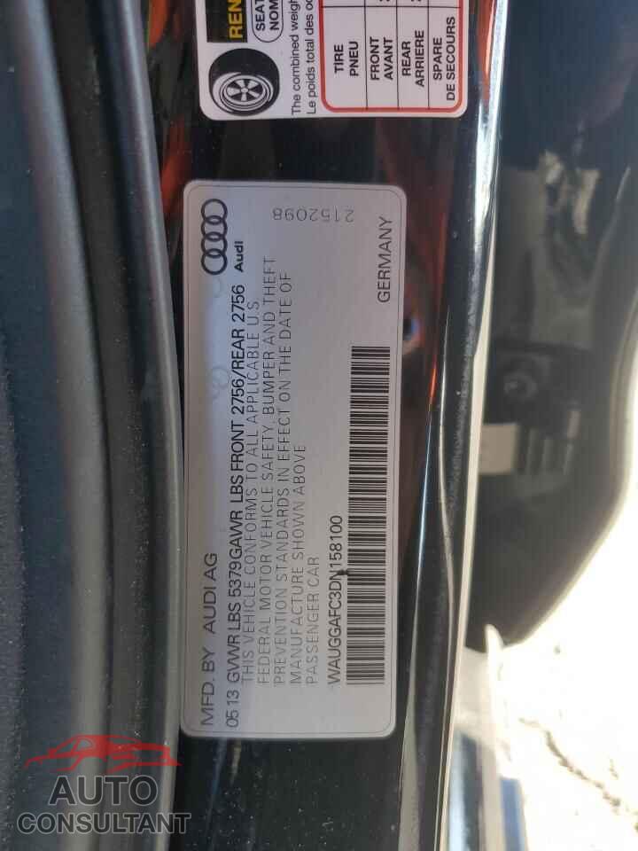 AUDI A6 2013 - WAUGGAFC3DN158100