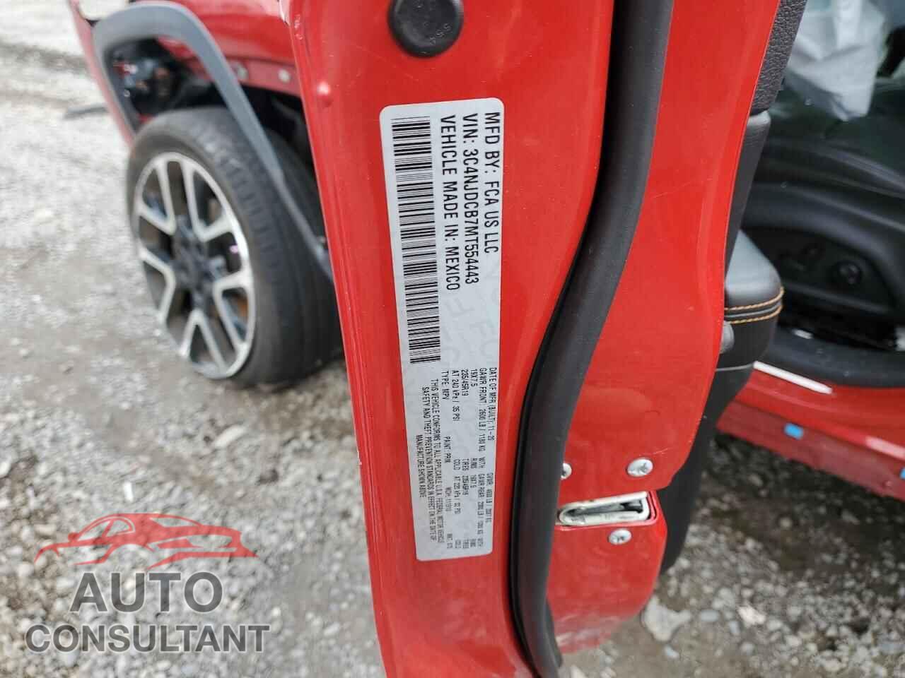 JEEP COMPASS 2021 - 3C4NJDCB7MT554443