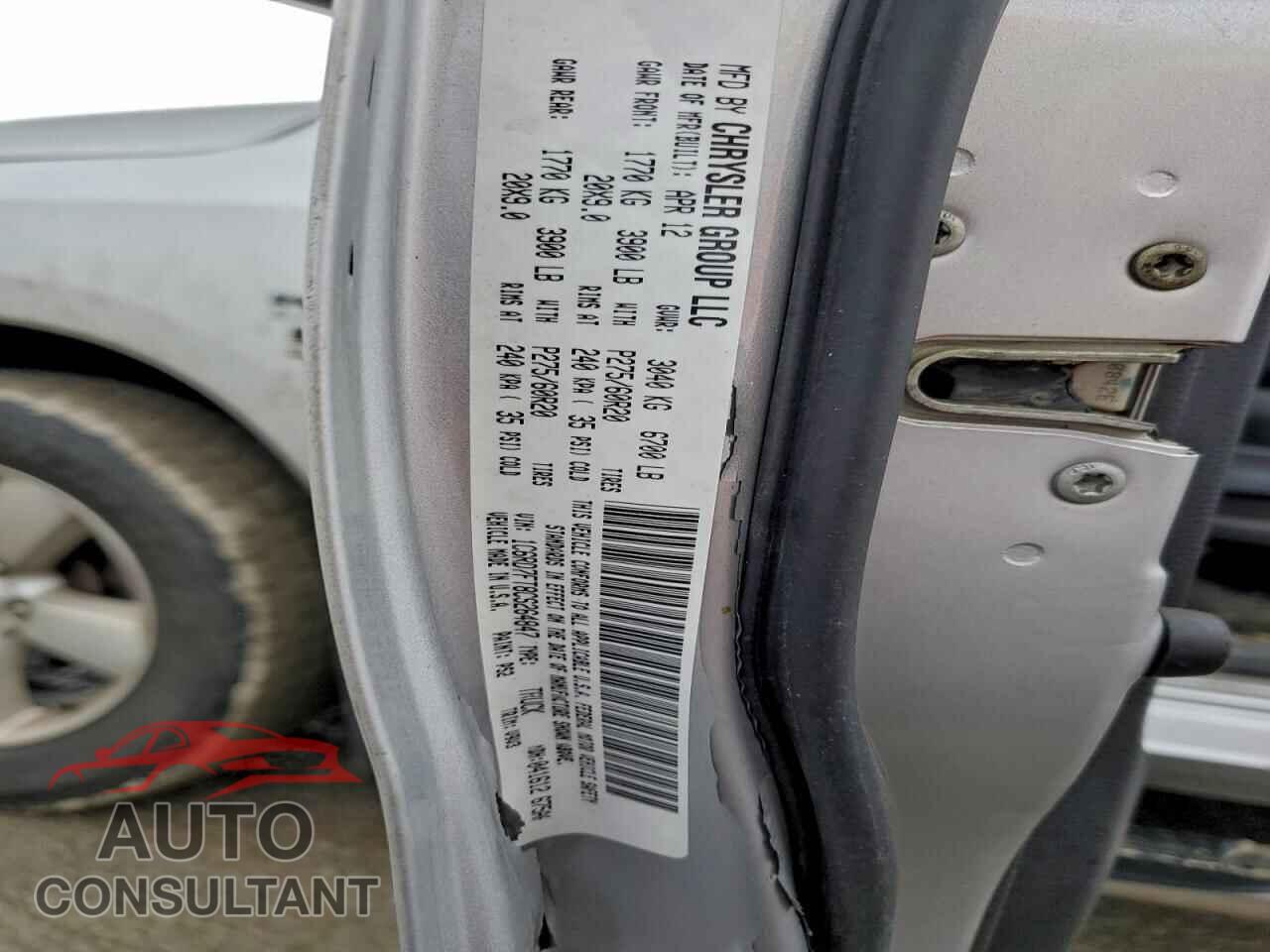 DODGE RAM 1500 2012 - 1C6RD7FT8CS264847