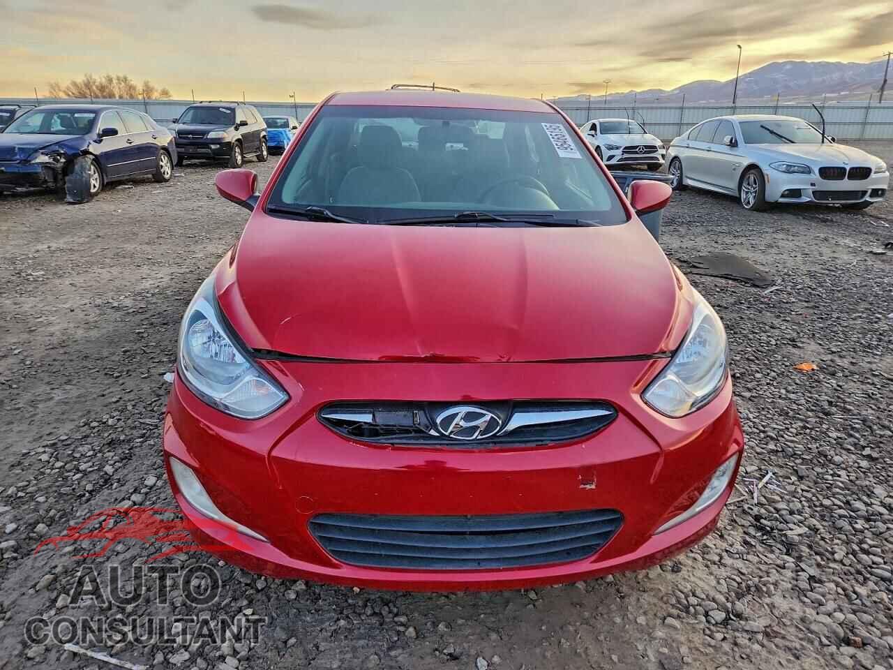HYUNDAI ACCENT 2012 - KMHCU4AE5CU252046