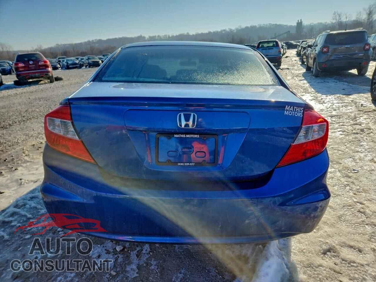 HONDA CIVIC 2012 - 19XFB2F80CE341603