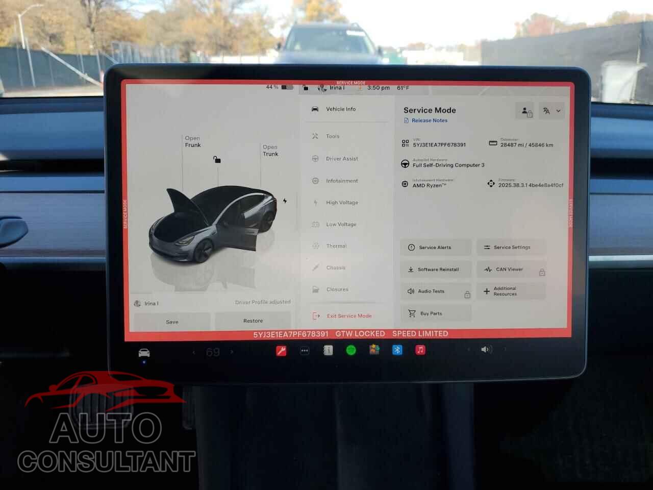 TESLA MODEL 3 2023 - 5YJ3E1EA7PF678391