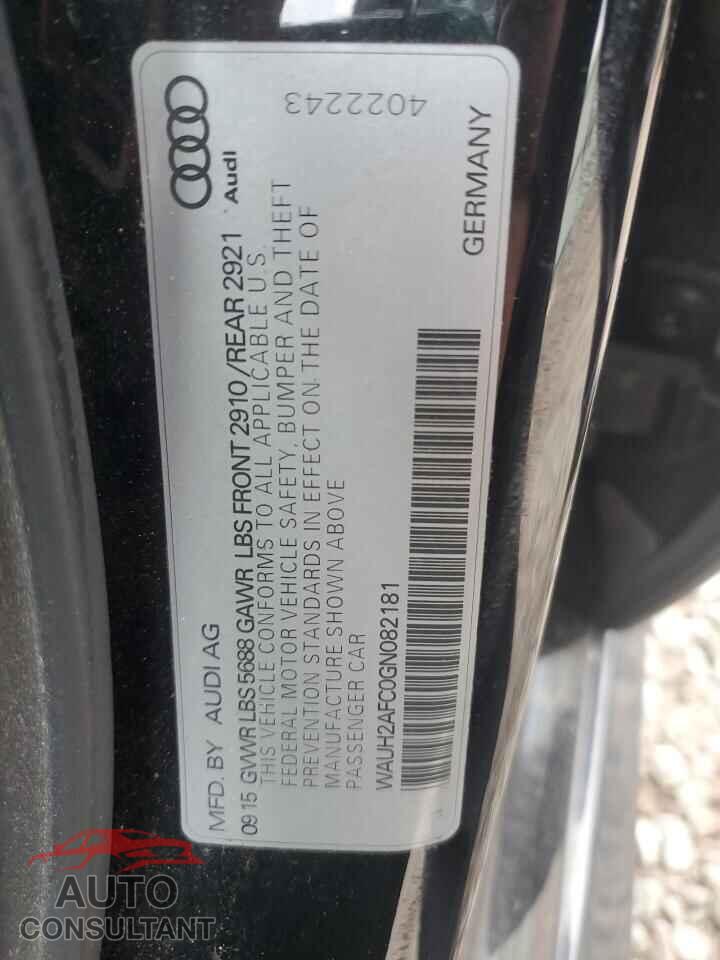 AUDI S6/RS6 2016 - WAUH2AFC0GN082181