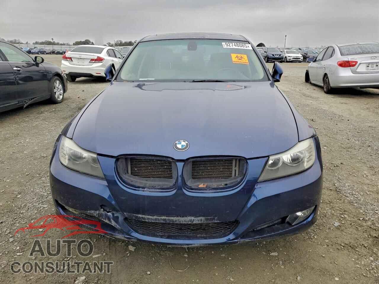 BMW 3 SERIES 2011 - WBAPH5G52BNM75478