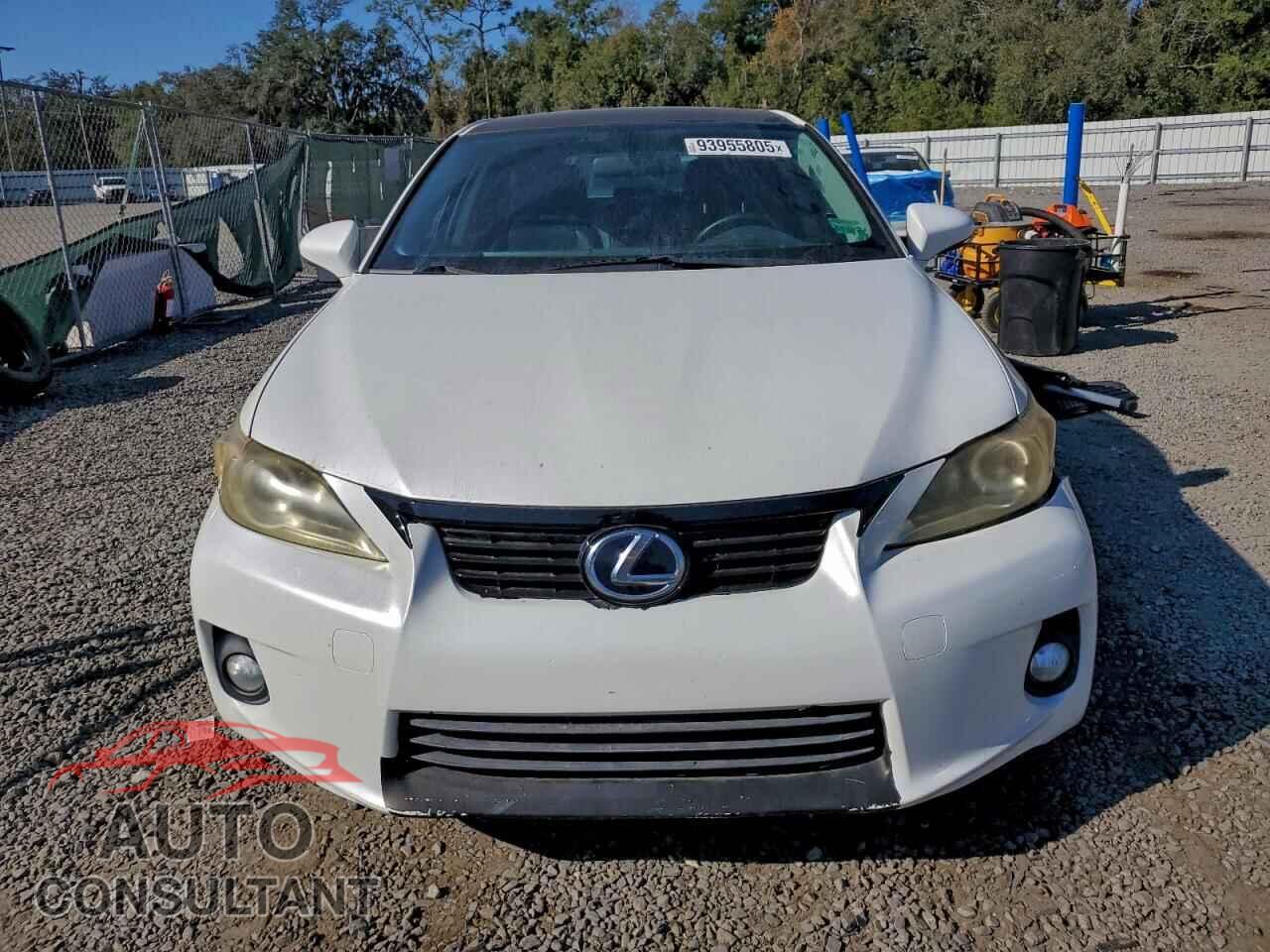 LEXUS CT 200 2012 - JTHKD5BH4C2054082