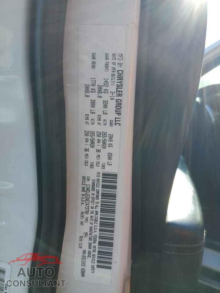 DODGE DURANGO 2014 - 1C4RDJEGXEC473790