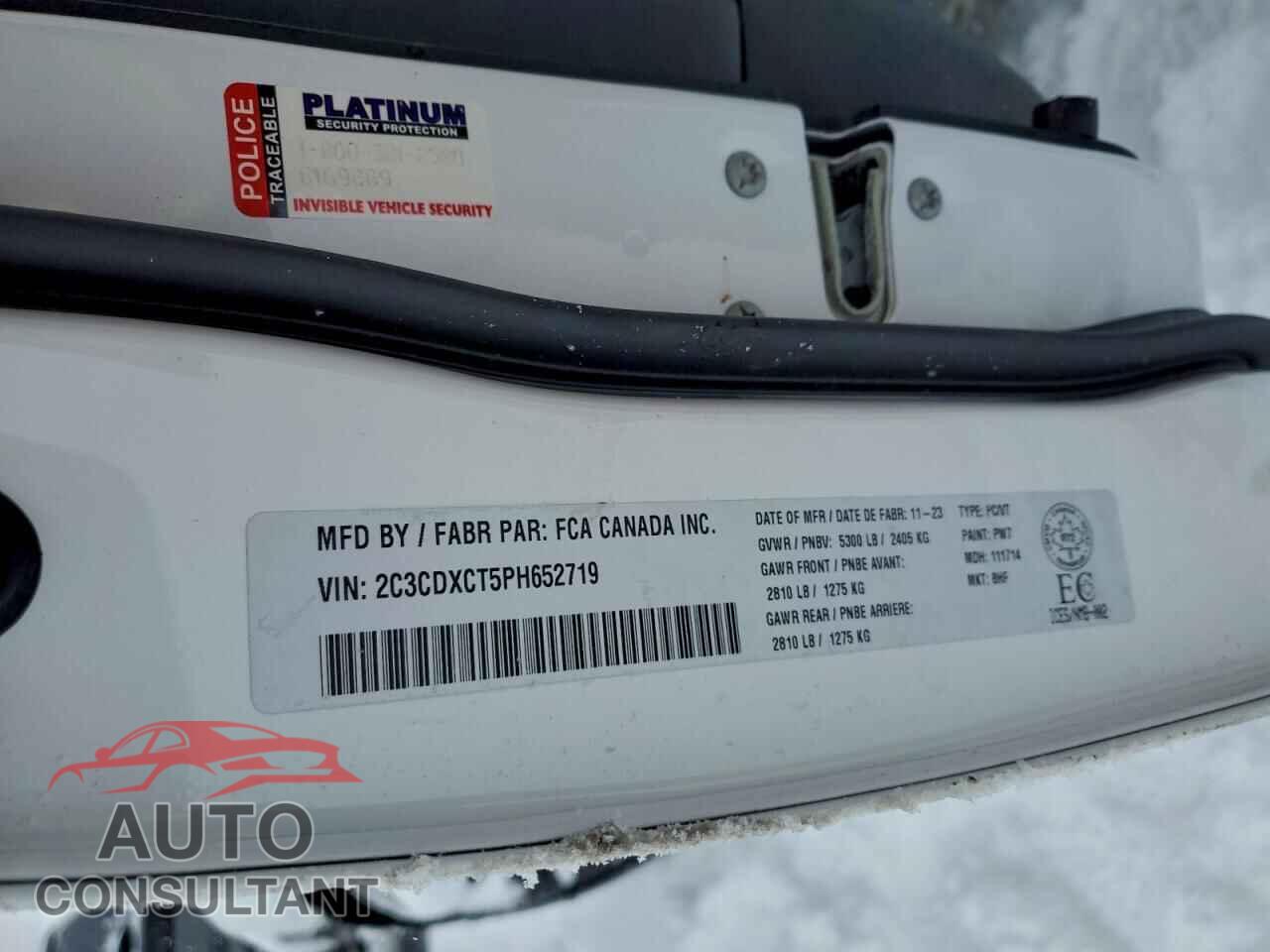 DODGE CHARGER 2023 - 2C3CDXCT5PH652719