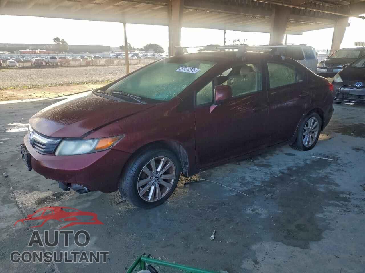 HONDA CIVIC 2012 - 19XFB2F9XCE324719