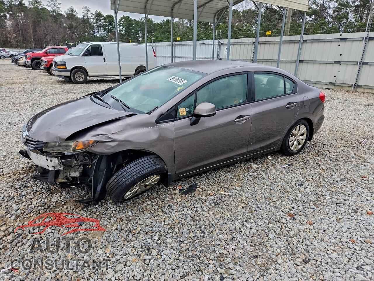 HONDA CIVIC 2012 - 19XFB2F57CE085126