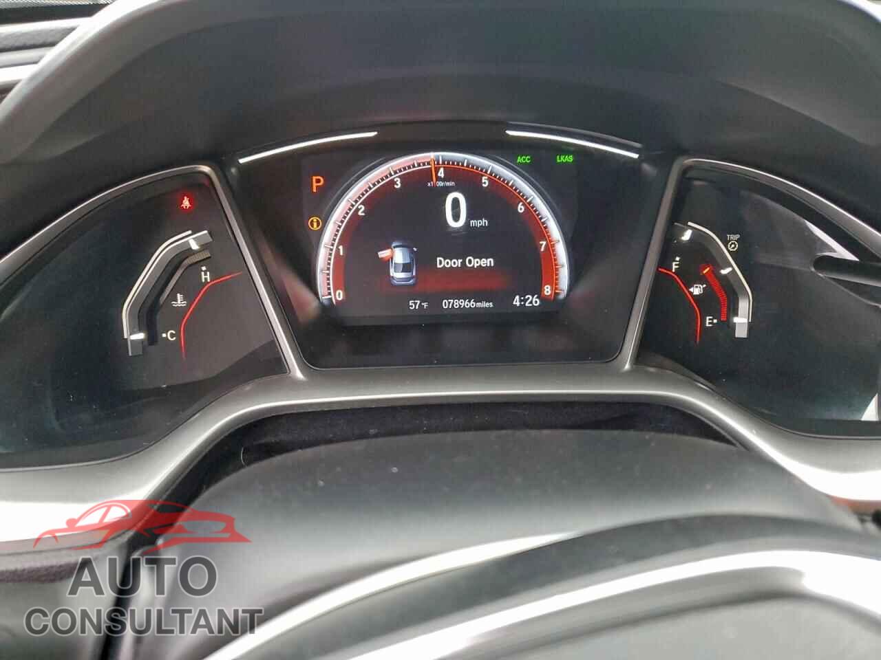 HONDA CIVIC 2019 - 2HGFC2F86KH555187