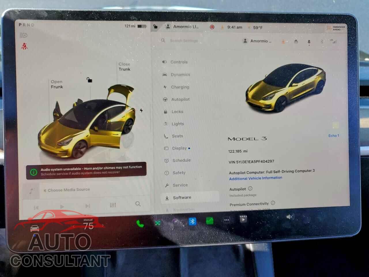 TESLA MODEL 3 2023 - 5YJ3E1EA5PF404297