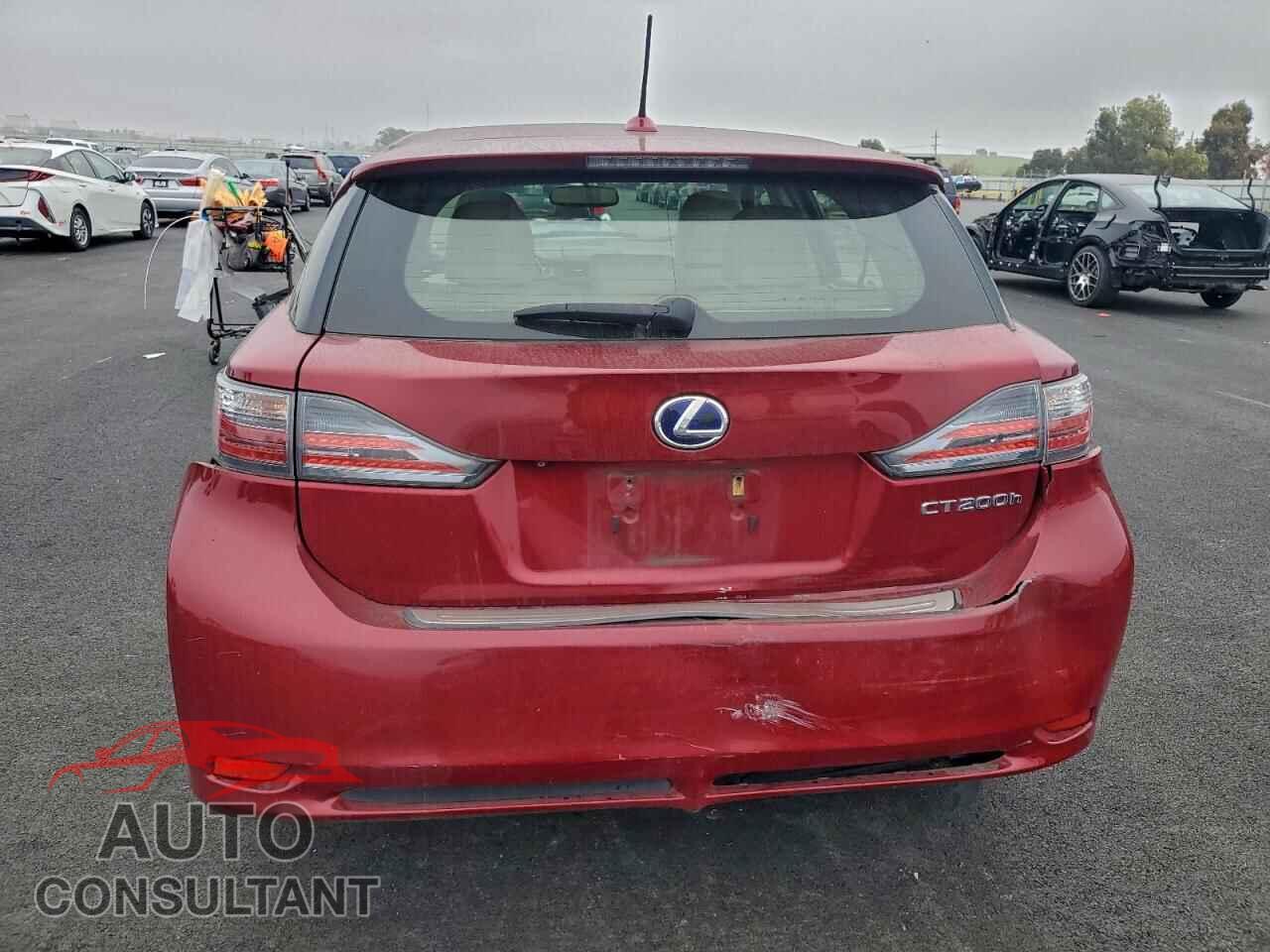LEXUS CT 200 2013 - JTHKD5BH1D2162421