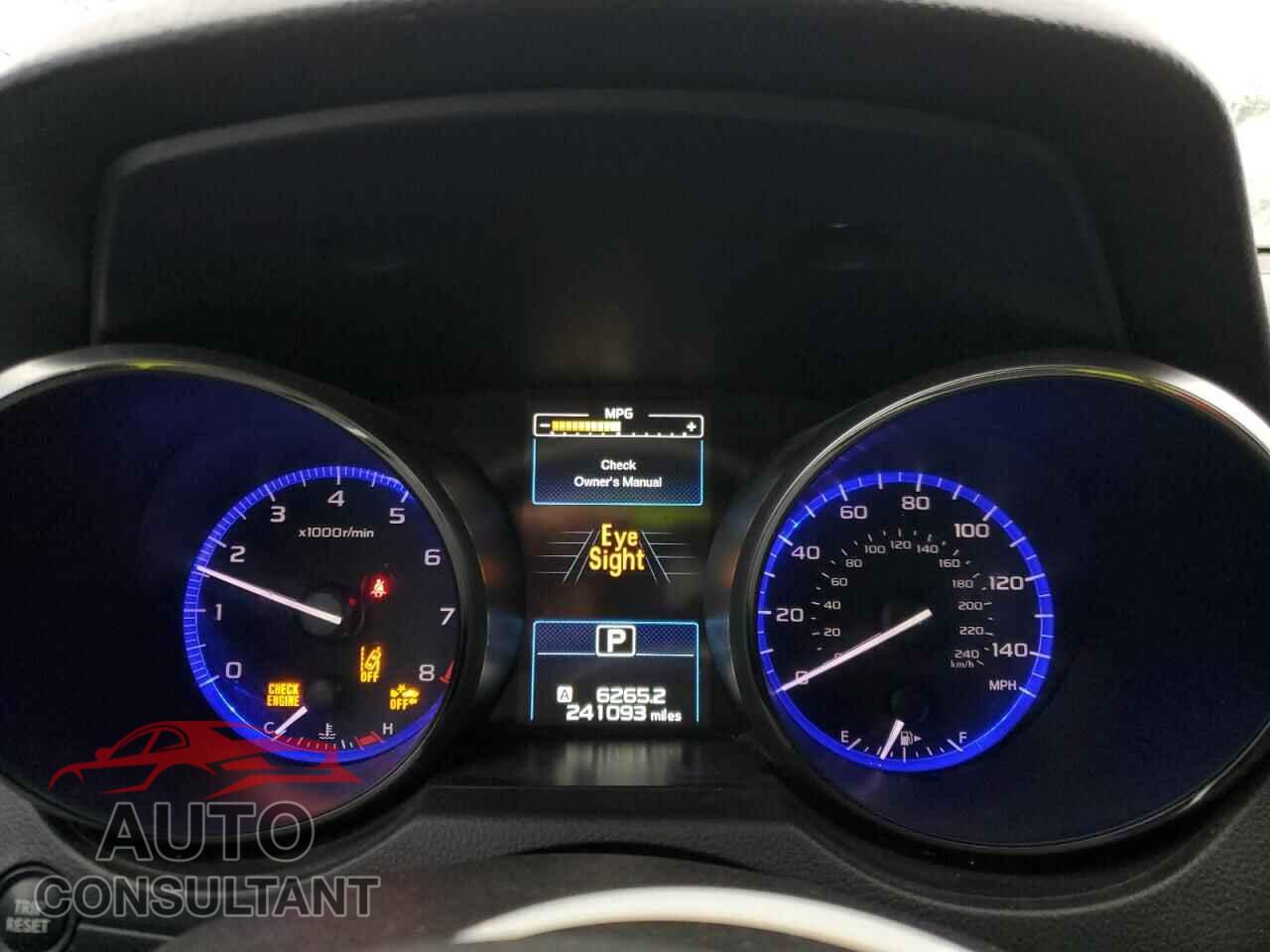 SUBARU OUTBACK 2016 - 4S4BSBFC4G3334701