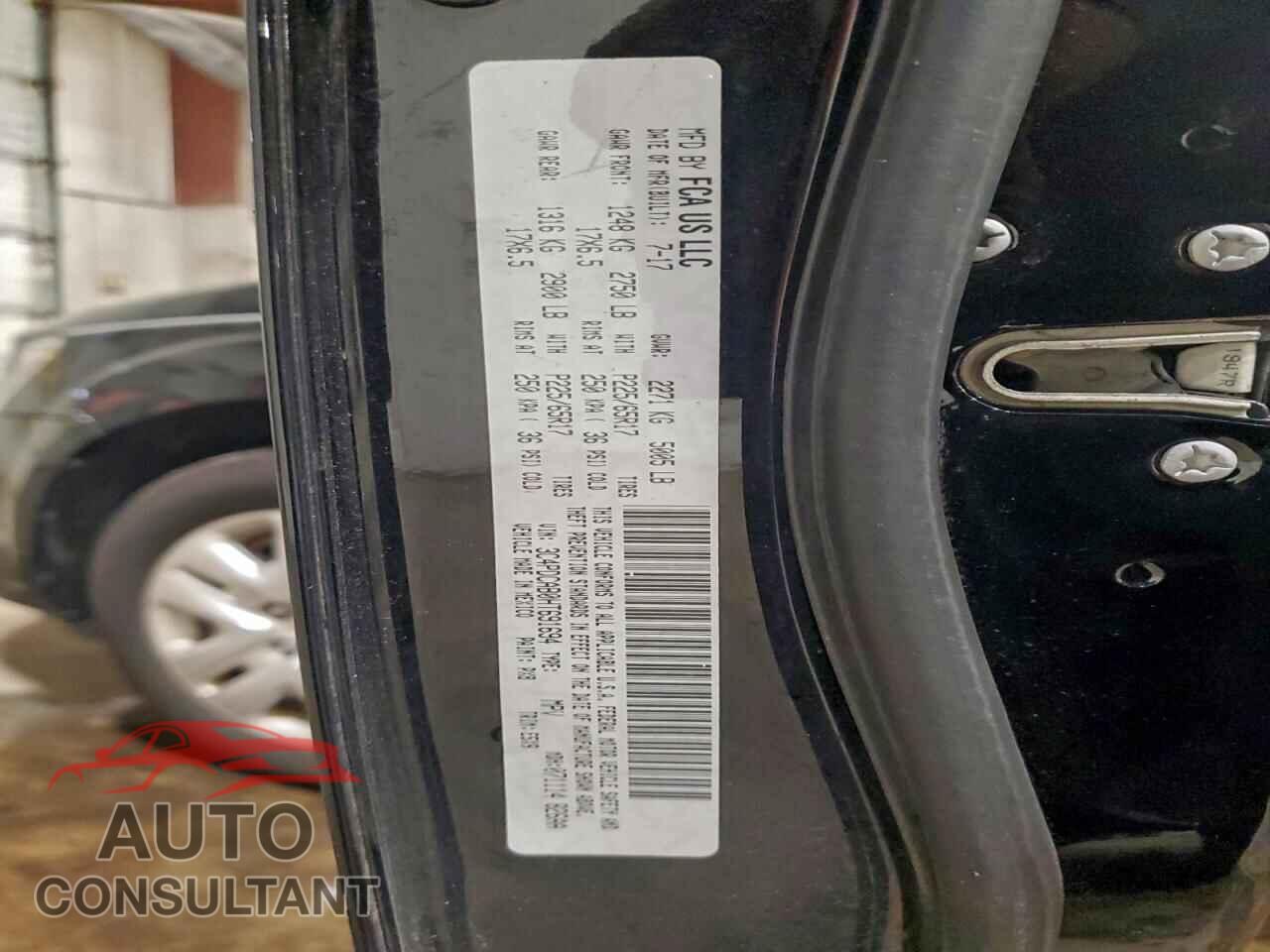 DODGE JOURNEY 2017 - 3C4PDCAB0HT691694