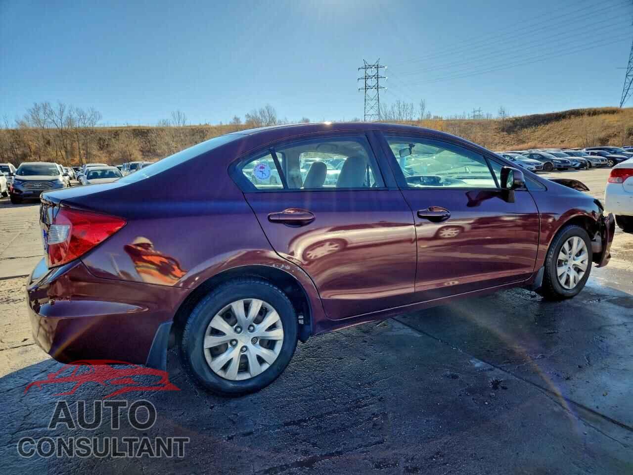 HONDA CIVIC 2012 - 19XFB2F57CE070951