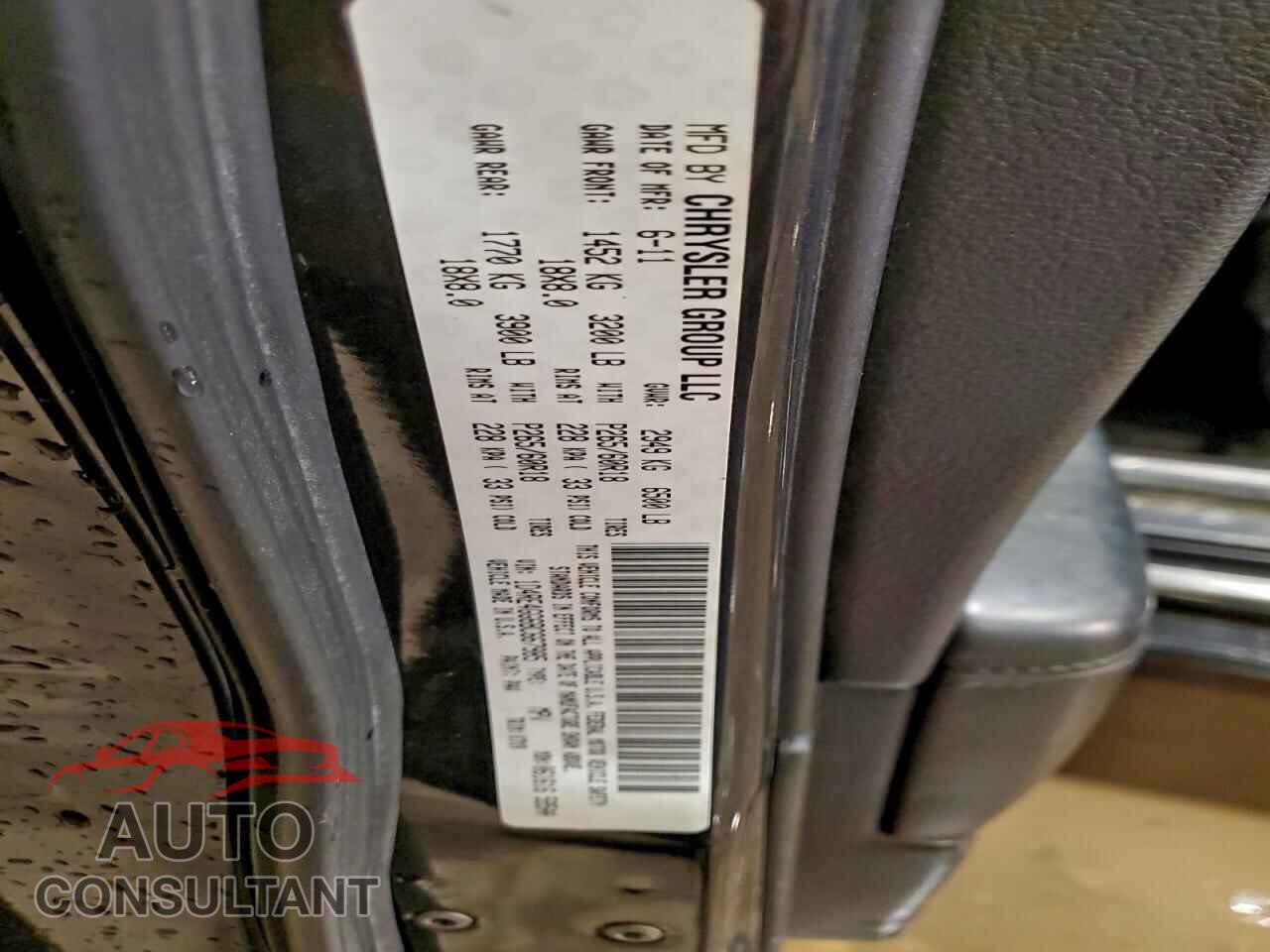 DODGE DURANGO 2011 - 1D4RE4GG6BC667985