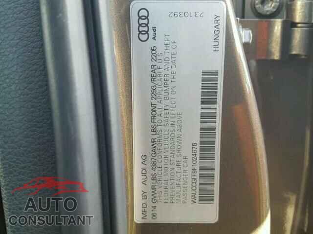 AUDI A3 2015 - WAUCCGFF9F1024676