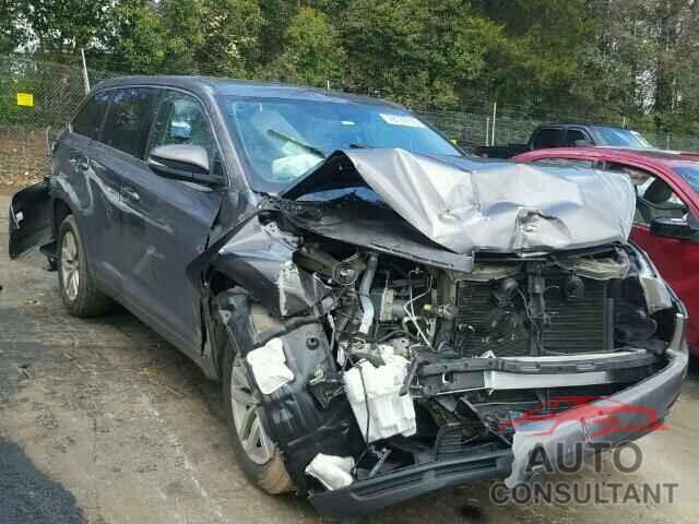 TOYOTA HIGHLANDER 2015 - 5TDZKRFH8FS097148