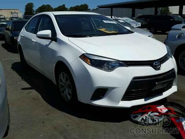 TOYOTA COROLLA 2016 - 5YFBURHE9GP401046