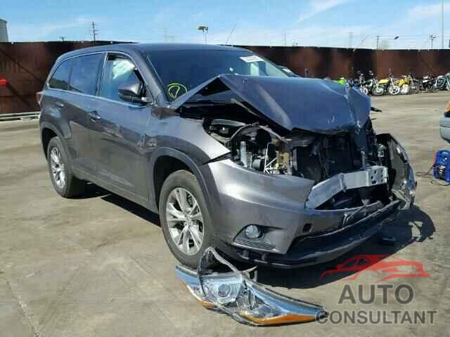 TOYOTA HIGHLANDER 2015 - 5TDZKRFH7FS119690