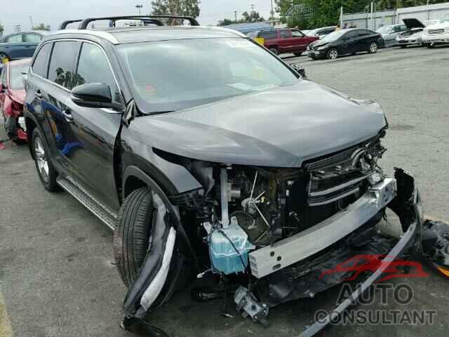 TOYOTA HIGHLANDER 2016 - 5TDDKRFH4GS263547