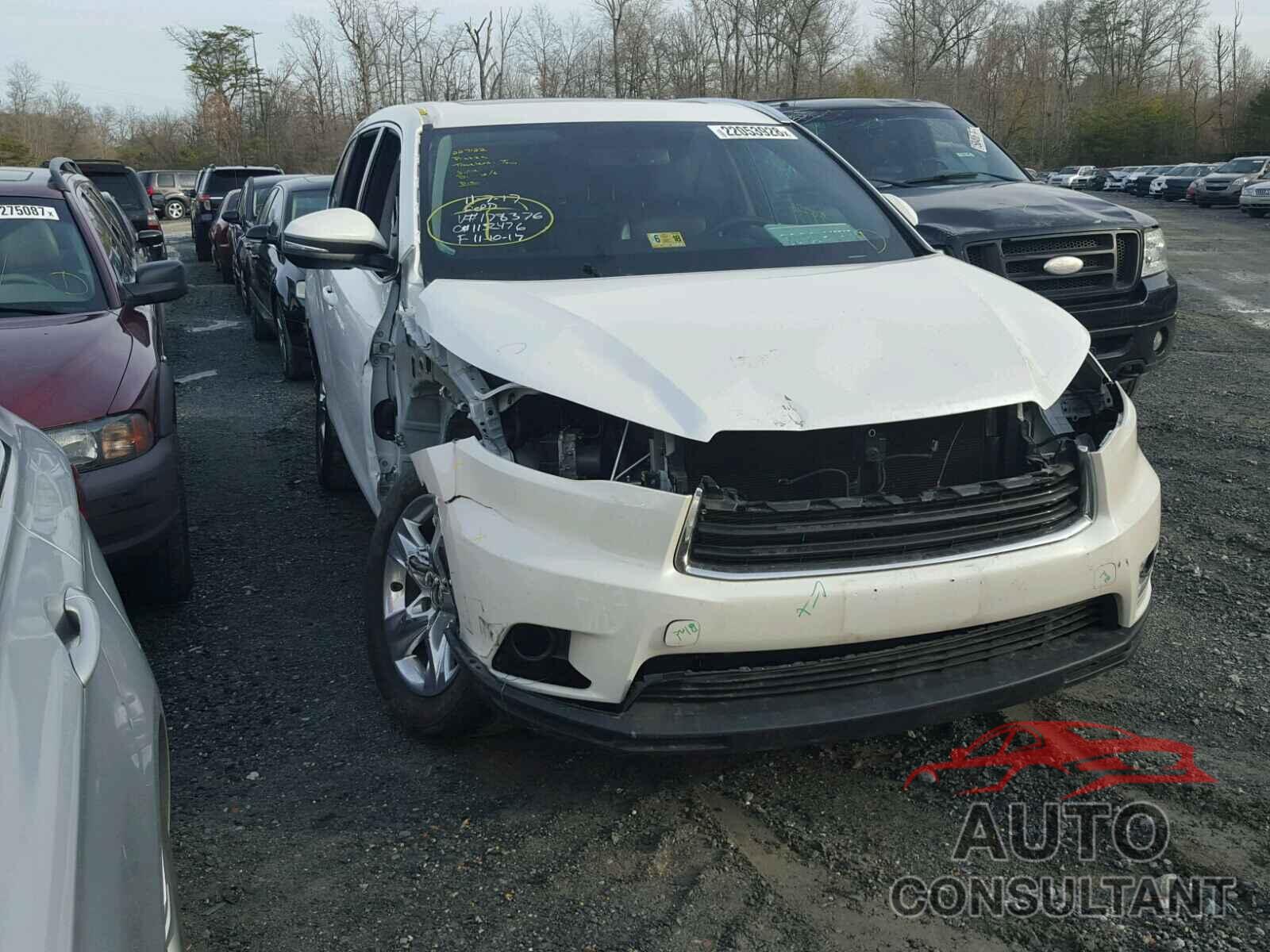 TOYOTA HIGHLANDER 2015 - 5TDDKRFH7FS178376