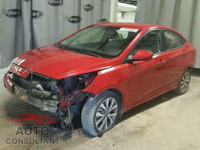 HYUNDAI ACCENT 2016 - KMHCU4AE9GU164302