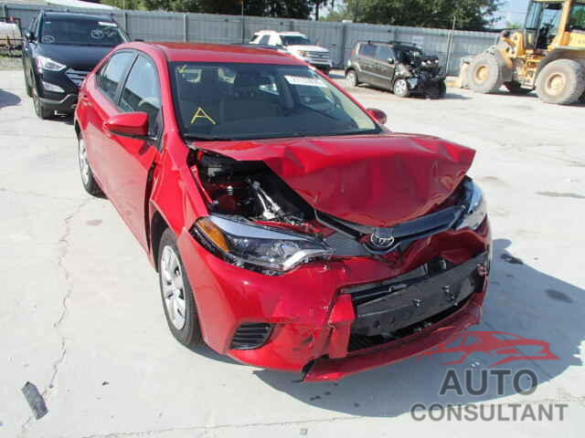 TOYOTA COROLLA 2015 - 2T1BURHE4FC301189