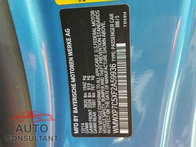 MINI COOPER 2015 - 3VV1B7AX0MM000958