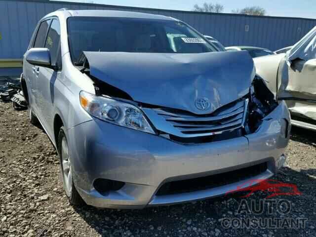 TOYOTA SIENNA 2016 - 5TDKK3DCXGS697600