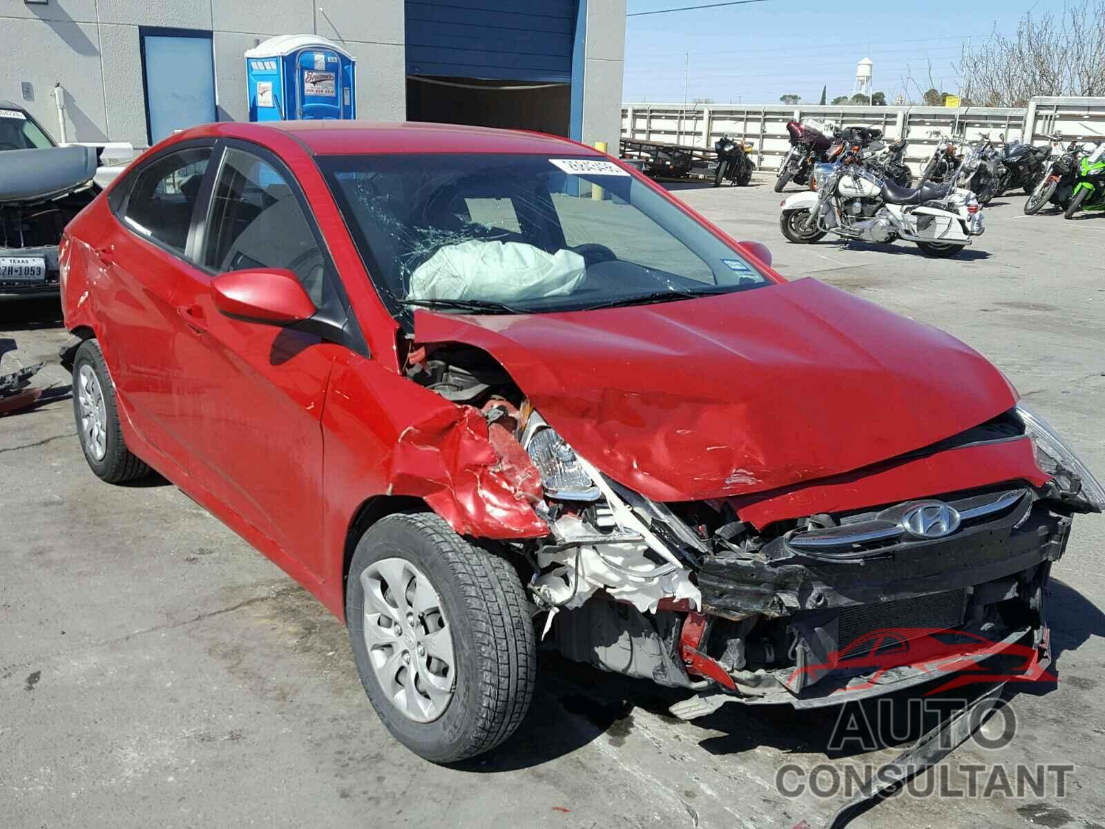 HYUNDAI ACCENT 2015 - KMHCT4AE6FU854963
