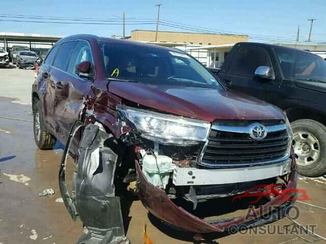 TOYOTA HIGHLANDER 2015 - 5TDKKRFH7FS091231