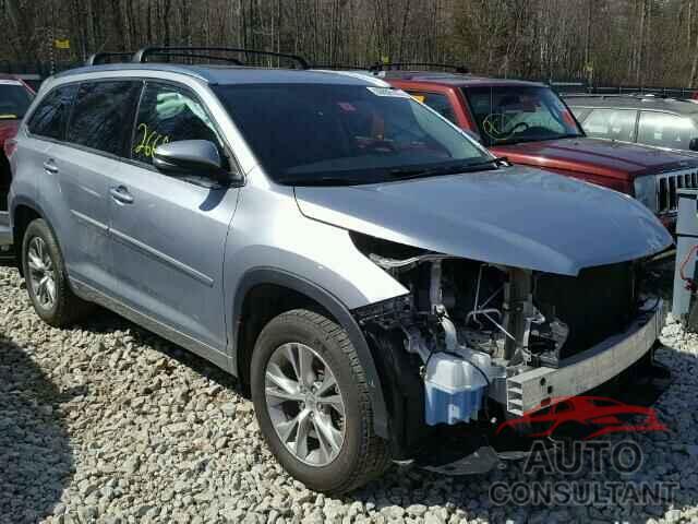 TOYOTA HIGHLANDER 2015 - 5TDJKRFH0FS092829