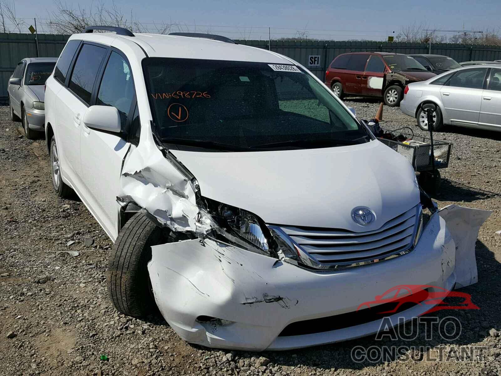 TOYOTA SIENNA 2016 - 5TDKK3DC4GS698726