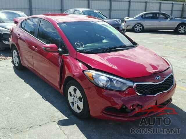 KIA FORTE 2016 - KNAFX4A65G5550899