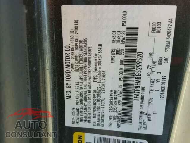 FORD MUSTANG 2016 - 1FATP8EM8G5299520