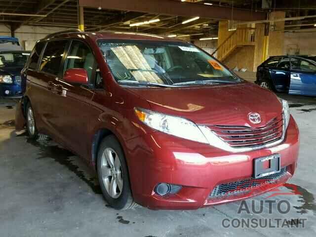 TOYOTA SIENNA 2015 - 5TDKK3DC4FS542295