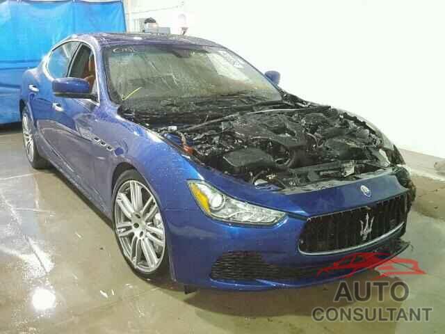 MASERATI ALL MODELS 2016 - ZAM57RTAXG1168853