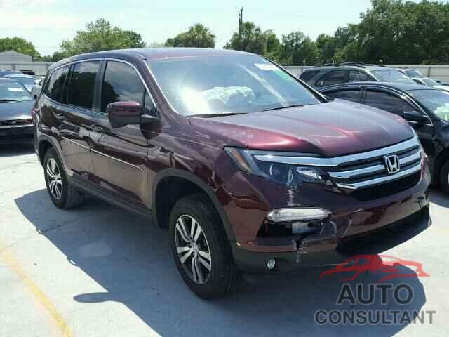 HONDA PILOT 2016 - 5FNYF5H70GB043040