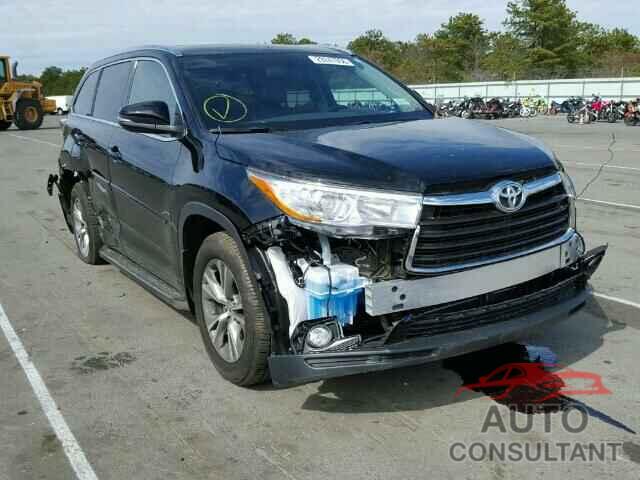 TOYOTA HIGHLANDER 2015 - 5TDJKRFH3FS210792