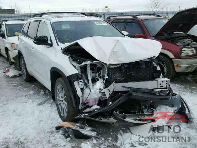 TOYOTA HIGHLANDER 2016 - 5TDJKRFH1GS260169