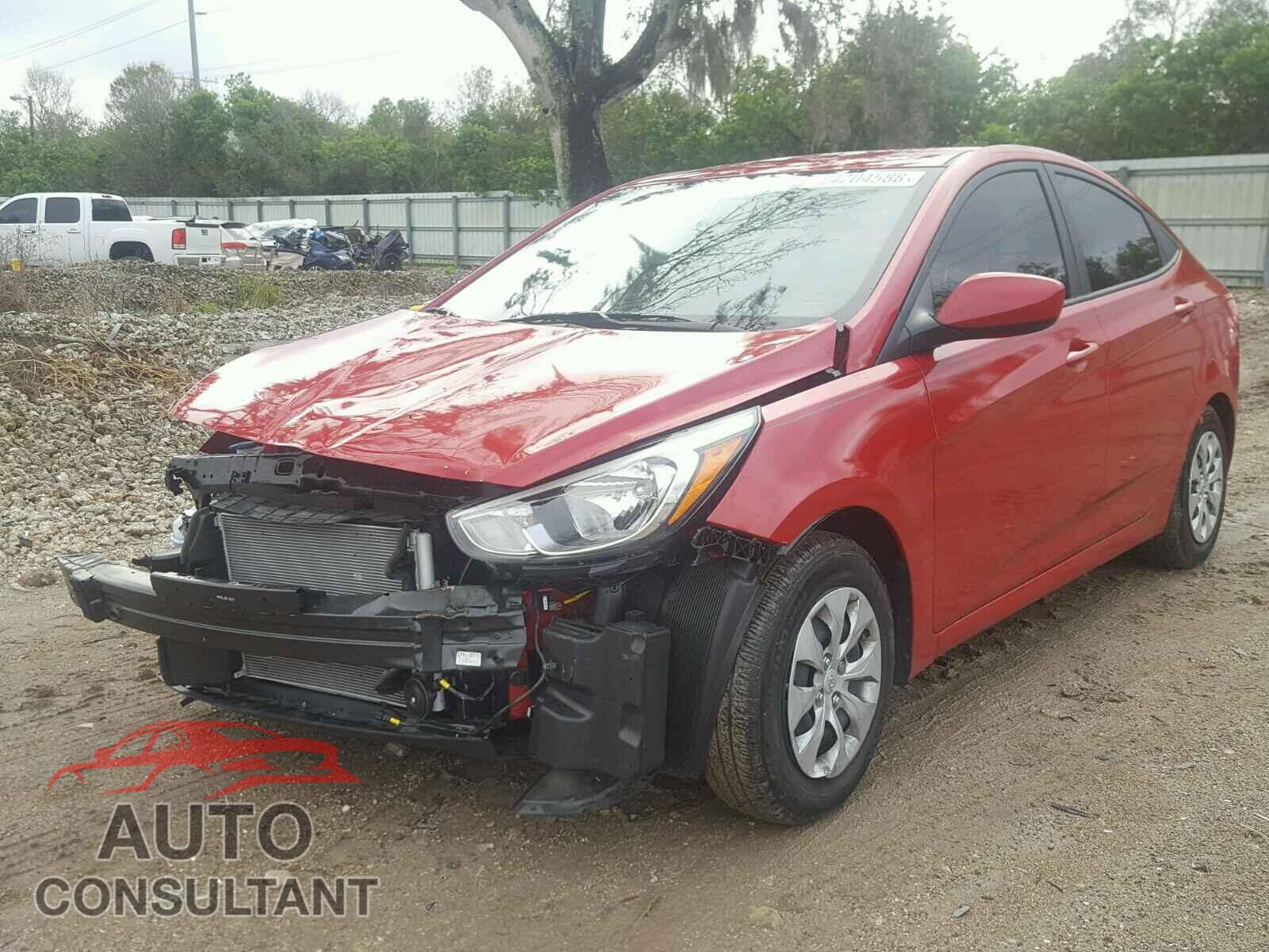 HYUNDAI ACCENT 2016 - KMHCT4AE6GU144575