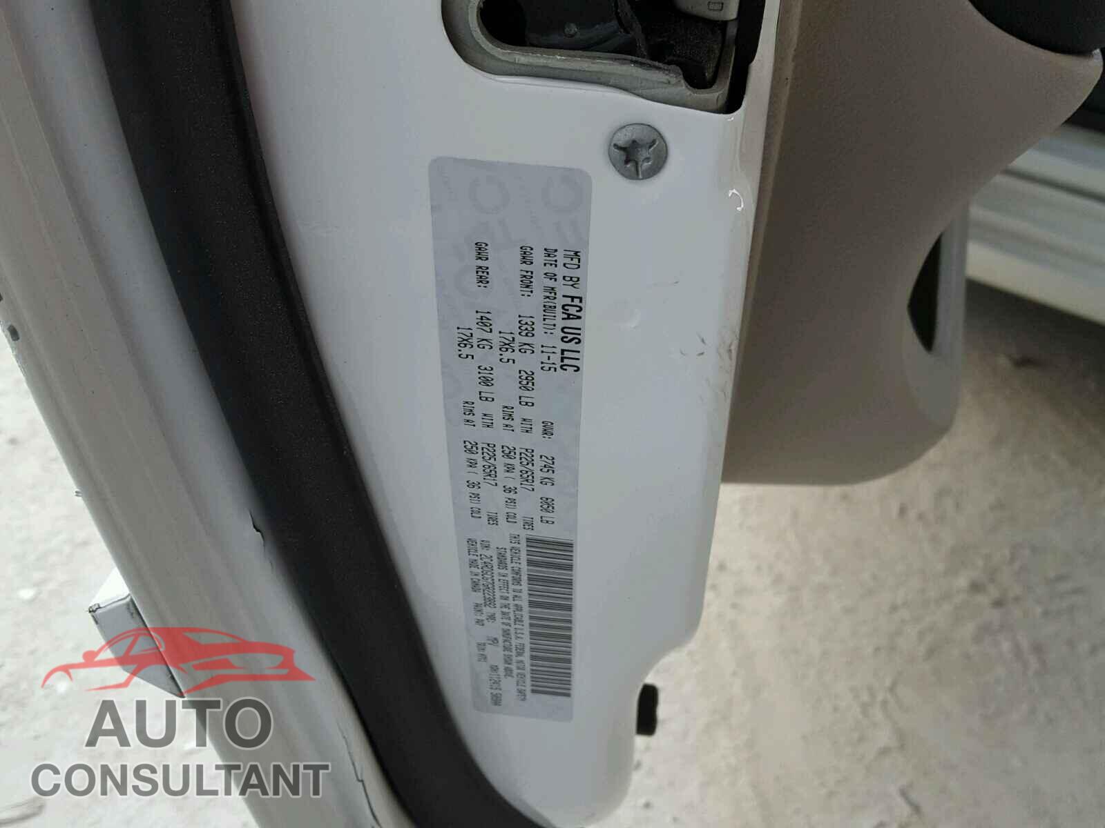 DODGE CARAVAN 2016 - 2C4RDGCG7GR223892