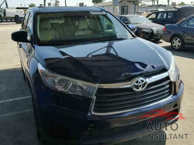 TOYOTA HIGHLANDER 2015 - 5TDKKRFH4FS059627