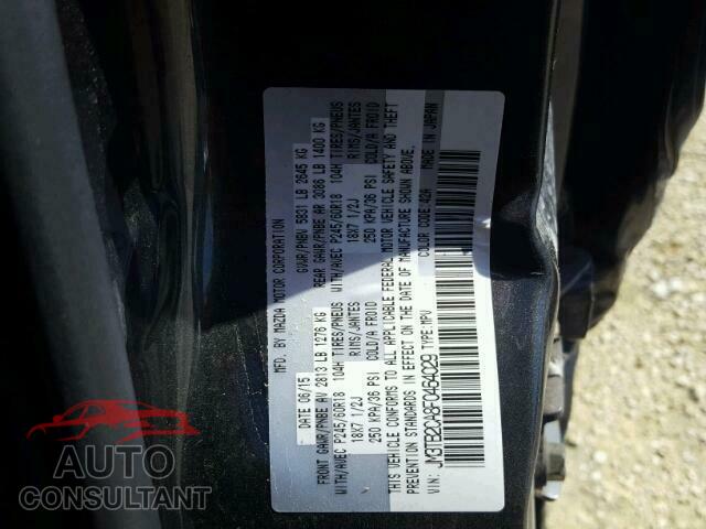 MAZDA CX-9 2015 - JM3TB2CA8F0464029