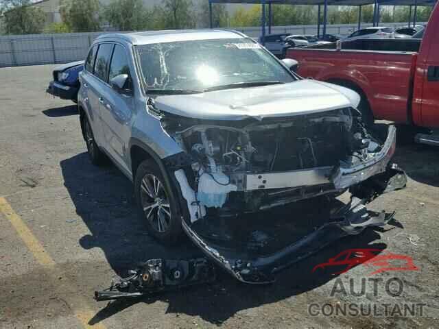 TOYOTA HIGHLANDER 2016 - 5TDJKRFH5GS329235